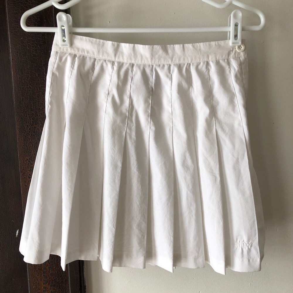 Prince White Pleated Vintage Tennis Skirt Size 3